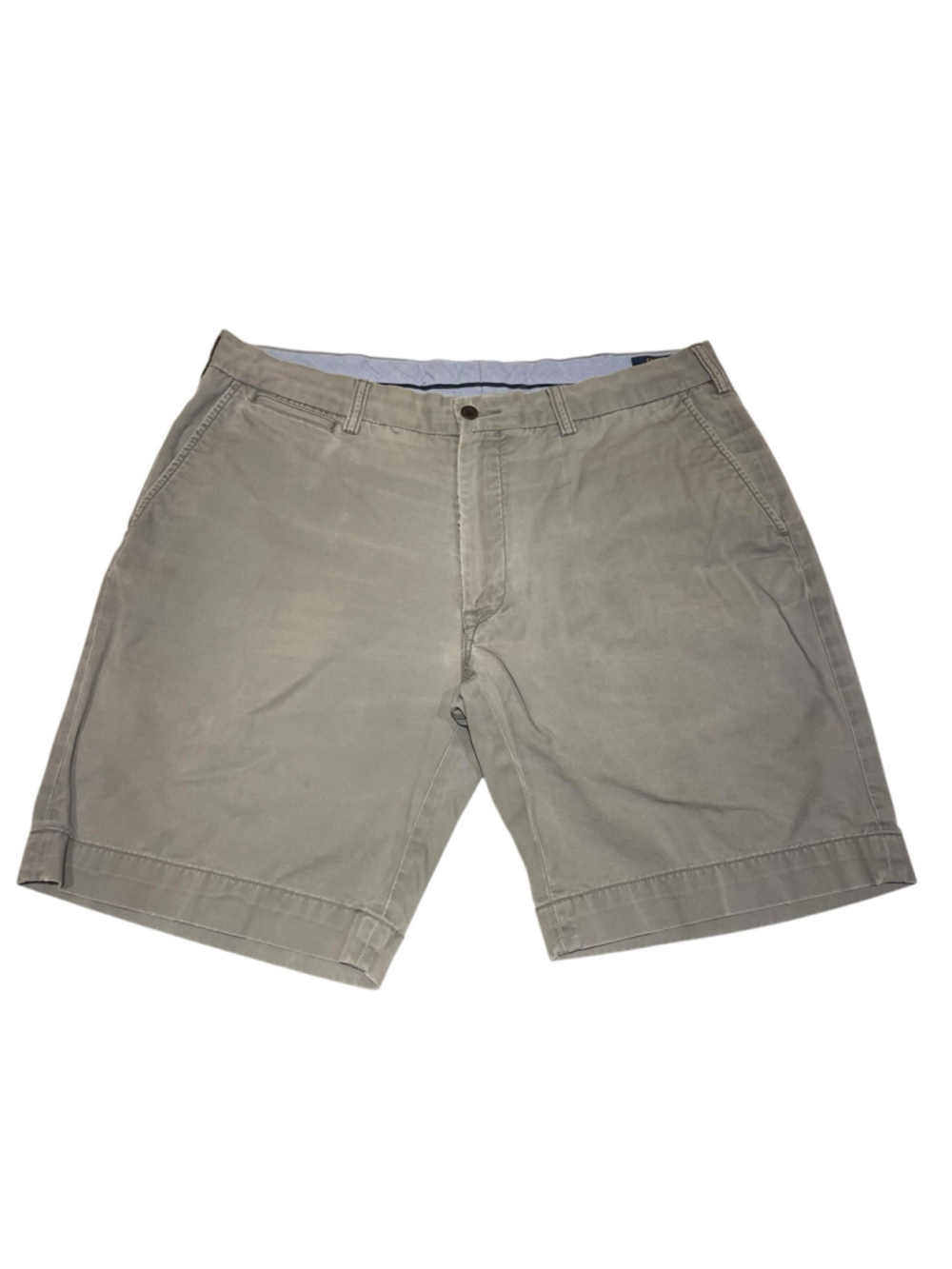 Polo Ralph Lauren Shorts Men 35 Gray Stretch Classic Fit Golf Casual Distressed